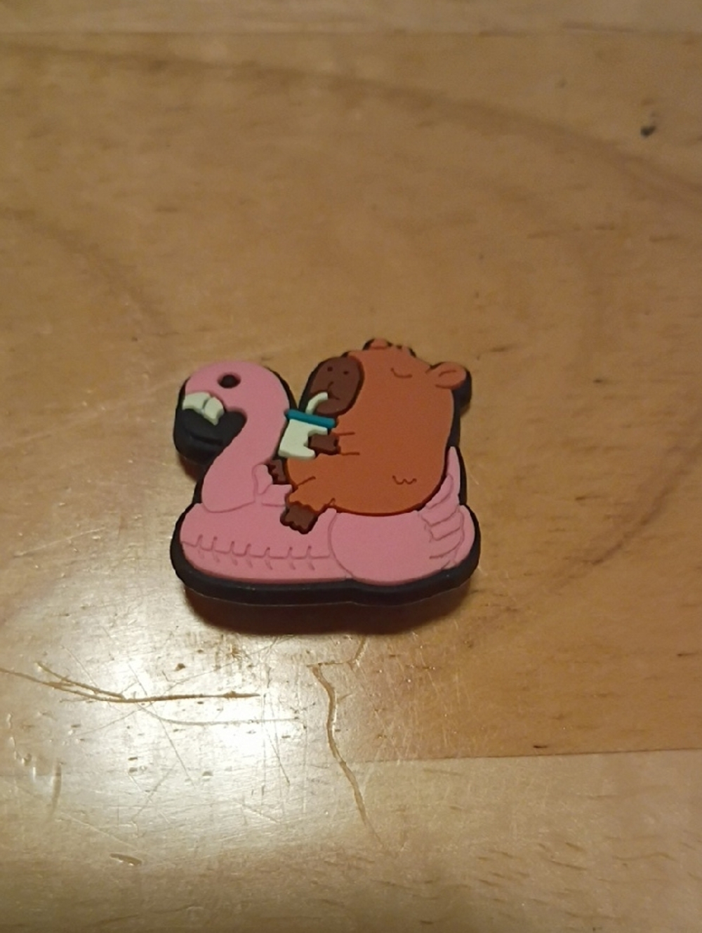 10 for $10 Jibbitz Croc Charms - Capybara On Flamingo Floaty 2 - New Shoe Charms